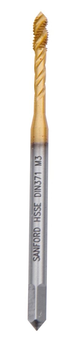 Accesorio para roscadoras Macho de roscar de cobalto para máquinas HSSE M3