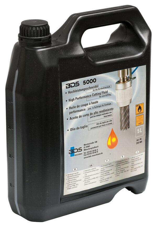 Accesorio para taladros magnéticos Aceite de corte de alto rendimiento BDS 5000 / 5 l