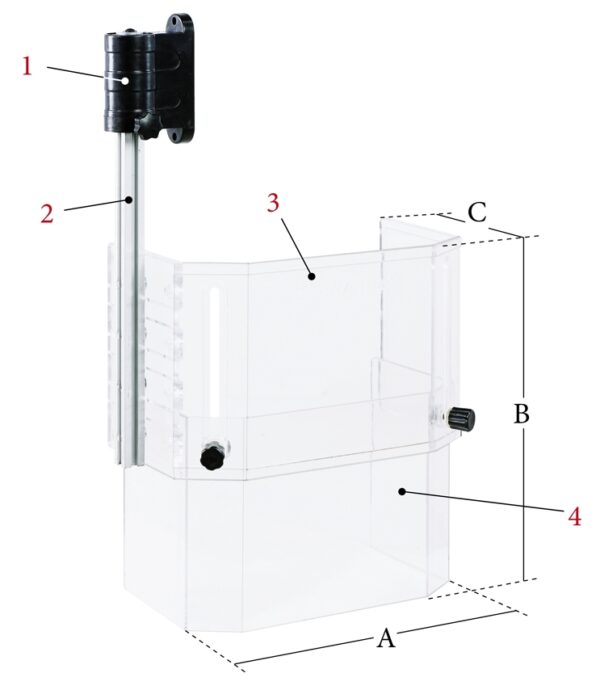 Dispositivo de protección para Máquina de taladrar Dispositivos de protección PTR-C, Gr. 2