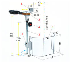 Dispositivo de protección para Máquina de taladrar PTR 20/350