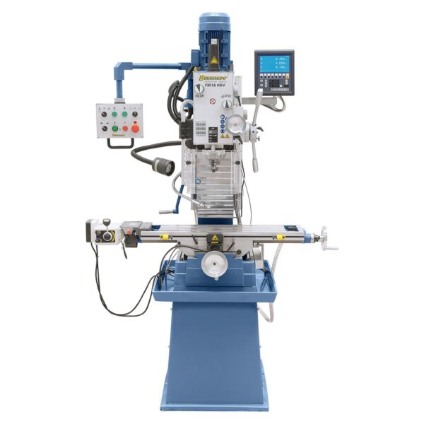 Taladro Fresadora FM 55 HSV Con Indicador De Posición Digital Bernardo