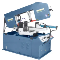 Sierras de cinta para metal industriales con base semiautomática